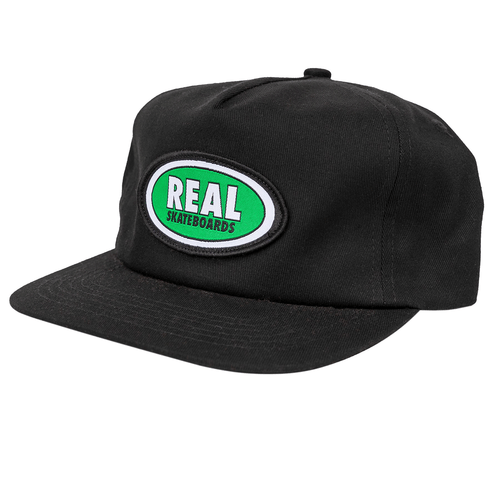 Real Skateboards Hat Oval Snapback 