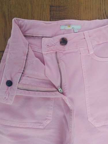 Boden Pink Wide Leg Jeans Size 8 Petite - Picture 4 of 7