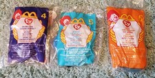 Ty Teenie Beanie Babies 1999 Set Of 3 4, 5  6