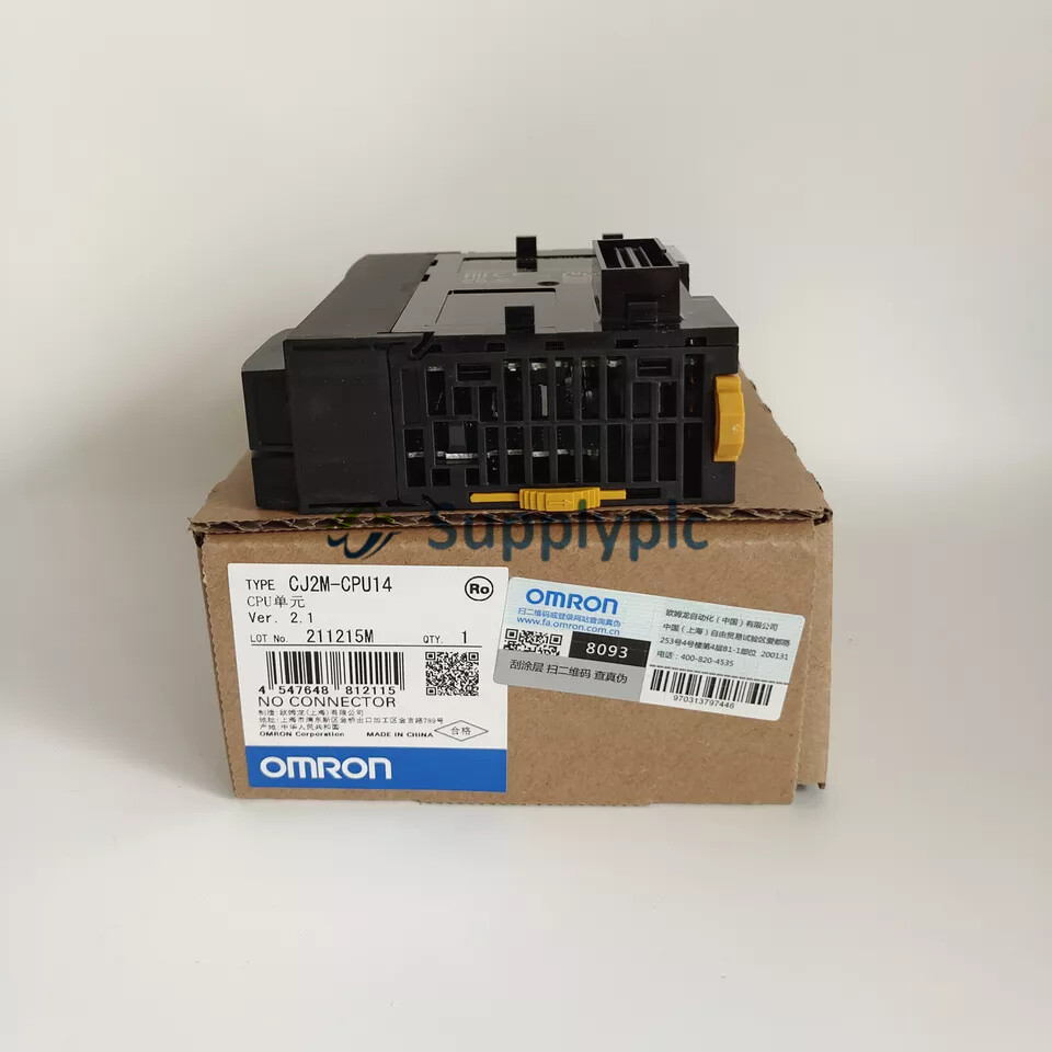 ONE New Omron CJ2M-CPU14 PLC CPU Unit CJ2MCPU14 In Box Expedited