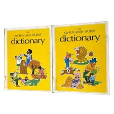The My Fun With Words Dictionary Hardcover James Ertel Vintage 70s Homeschool 