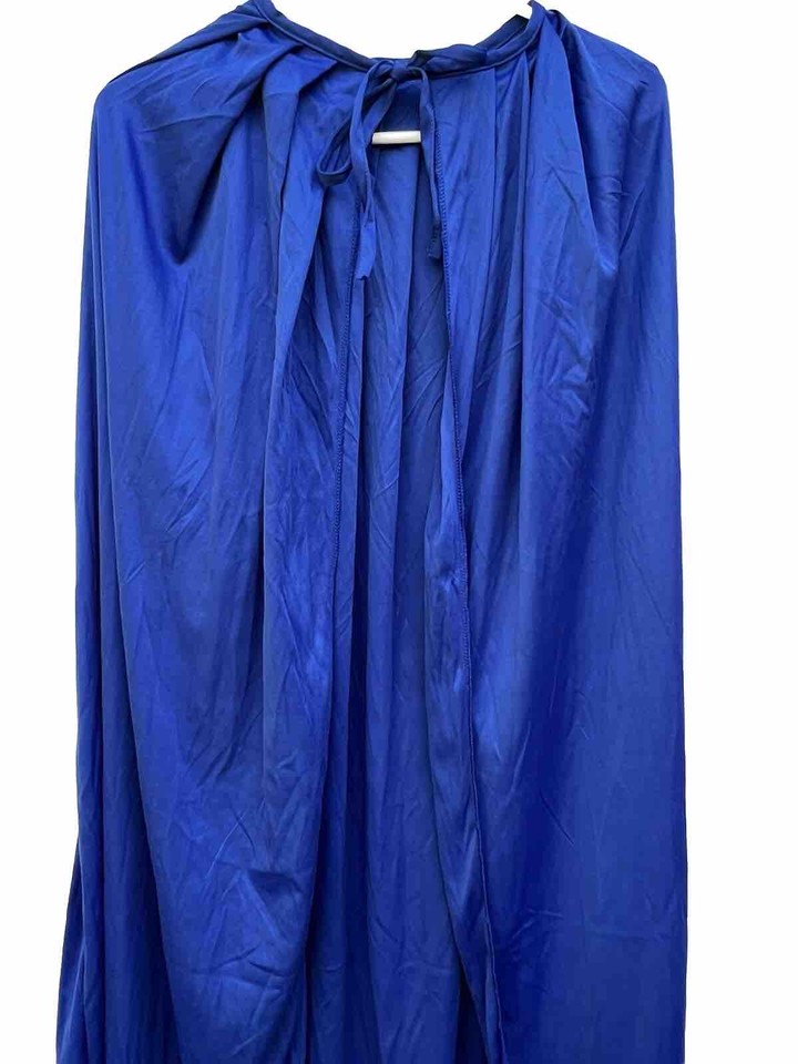 Beautiful Superman Blue Cape Halloween Costumes Dark Blue eBay