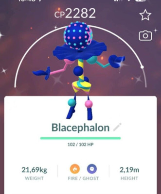 Pokémon - Shiny Blacephalon - P T C - 80k stardust - Please see description