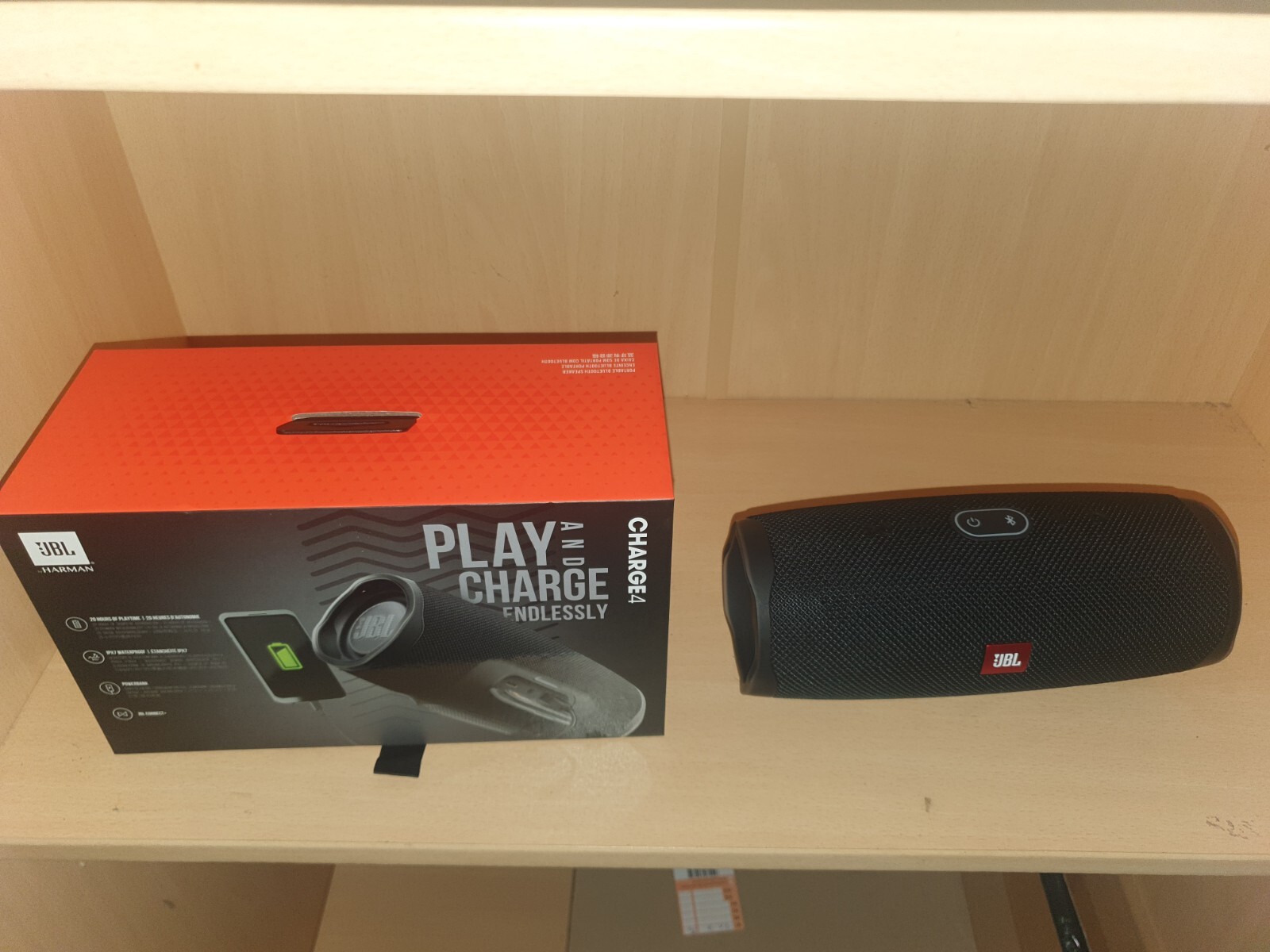 Thumbnail - Jbl Charge 4 Bluetooth Lautsprecher Wasserfest - Schwarz