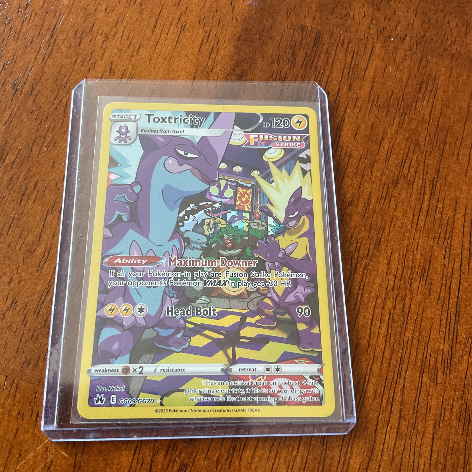Toxtricity GG09/GG70 - Pokemon TCG Crown Zenith Ultra Rare NM