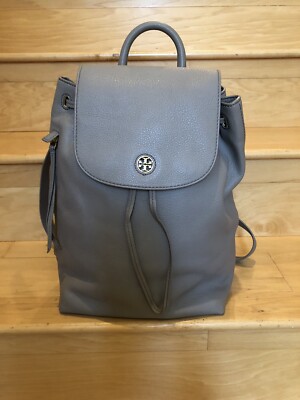 TORY BURCH Brody Backpack - Grey | eBay