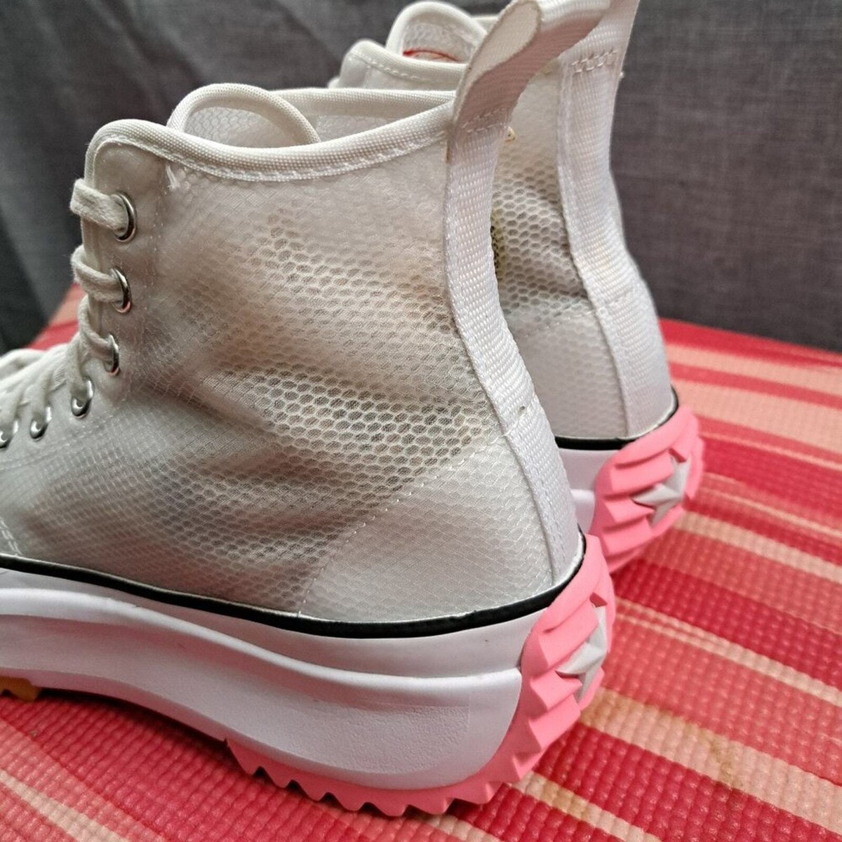 %Converse Run Star Hike Concrete Heat Pink 167851C Men\'s Size 9 / A 42 Converse Run Star Hike Concrete Heat Pink 167851C Men main image 2