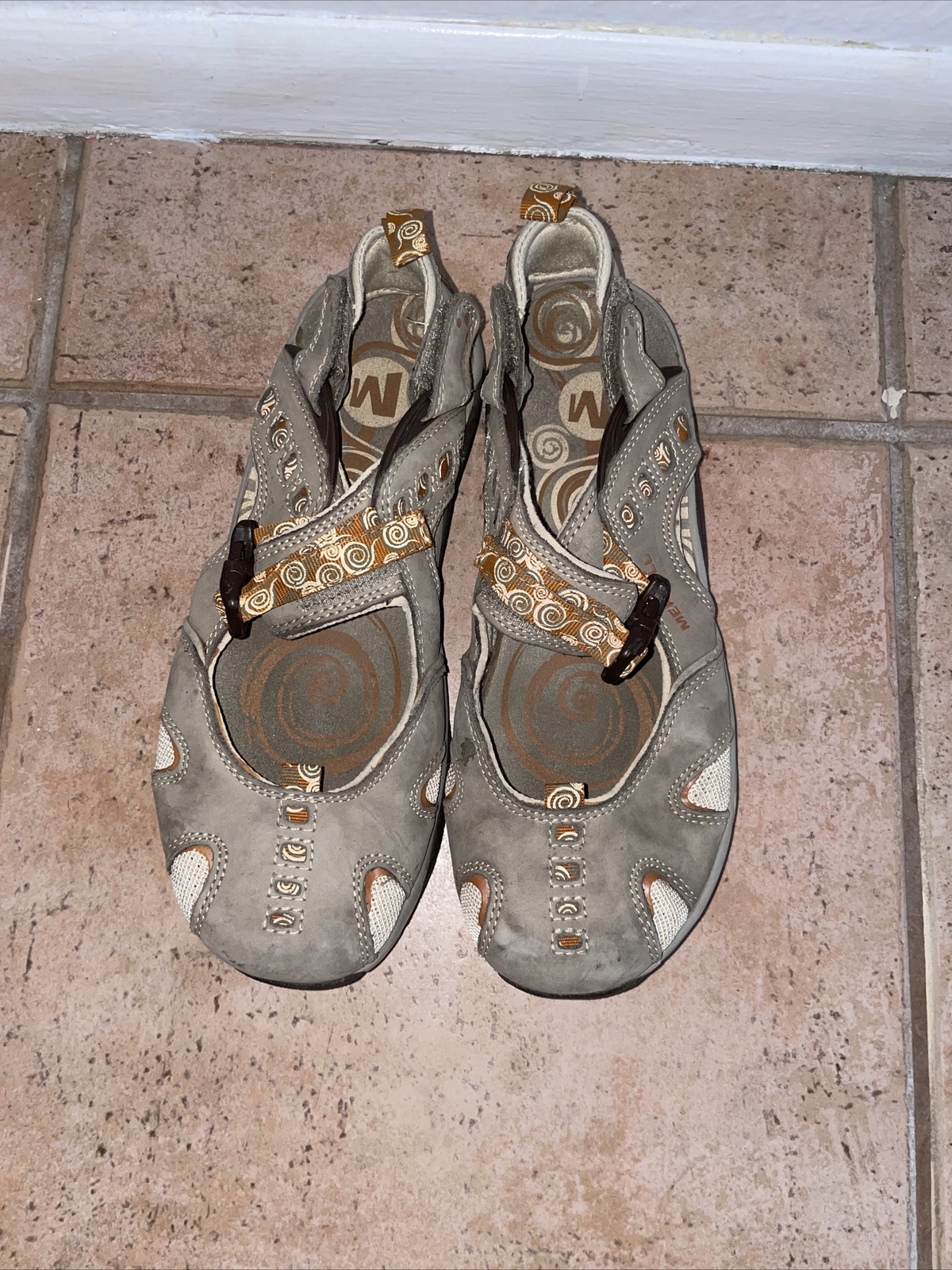 Merrell Siren Marianne sandalo da passeggio escursionismo beige marrone donna taglia 7 5