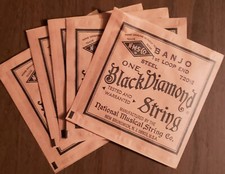 Black Diamond Set of 5 Banjo Strings Loop End...
