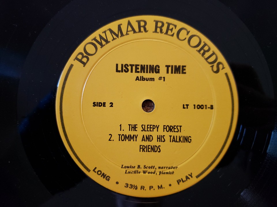 RARE 1960s EXCELLENT Louise Binder ScottListening Time Stories 1