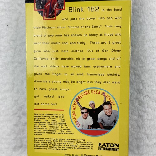 Eaton Corporation Blink 182: Probed (VHS, 2000) - Picture 5 of 10