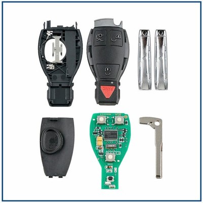 Fit For Mercedes-Benz W208 W209 W204 W210 W211 4 Key Car Smart Remote Fob Kit