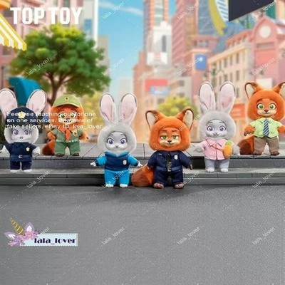 TOPTOY新作 Zootopia 2 マスコット ぬいぐるみ 1BOX(6個) Toptoy Zootopia Nick & Judy's Growth Journey Series Vinyl Plush