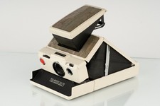 Polaroid sx70 sx-70 Alpha Model 2, Custom Stone Skin, for parts/repair AS-IS