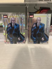 2026 Topps Chrome Marvel Professor X RayWave Refractor #91 & Base Card