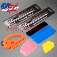 Elite Vehicle Wrap Vinyl Tools Kit Scratch free Squeegee Razor Gloves 14