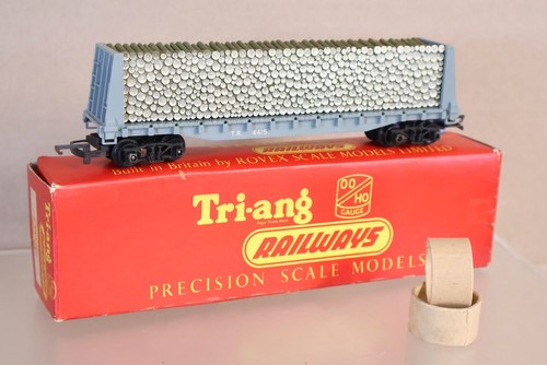 TRIANG R235 Trancontinental TC Pulp Wood Güterwagen 4415 Grau boxed op | Zustand: Gebraucht