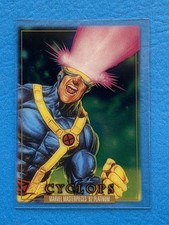 Cyclops 2024 Skybox Marvel Masterpieces 92 Platinum Clear Cut #13
