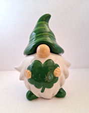 Whimsical Cupboard St. Patricks Gnome 7" Jar