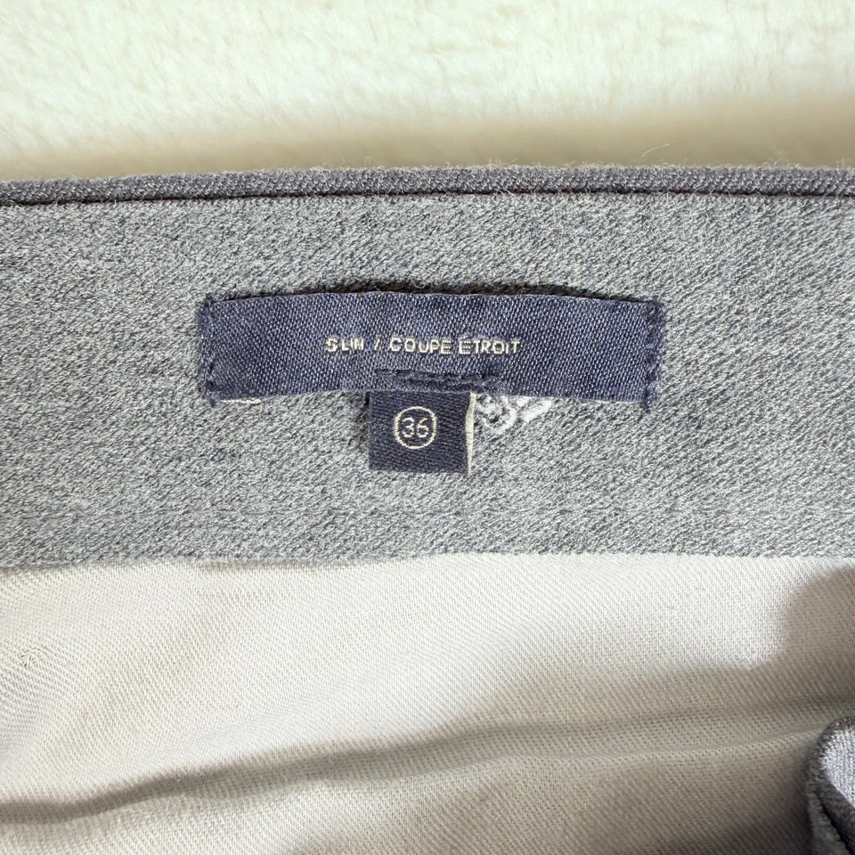 Dockers Mens Straight Fit Smart 360 Flex Slim Coupe Khaki Pants Gray Size 36  - image 4 of 4