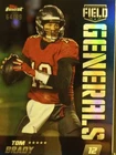 2024 Topps Finest Field Generals Tom Brady #FG-8 Blue Refractor /99