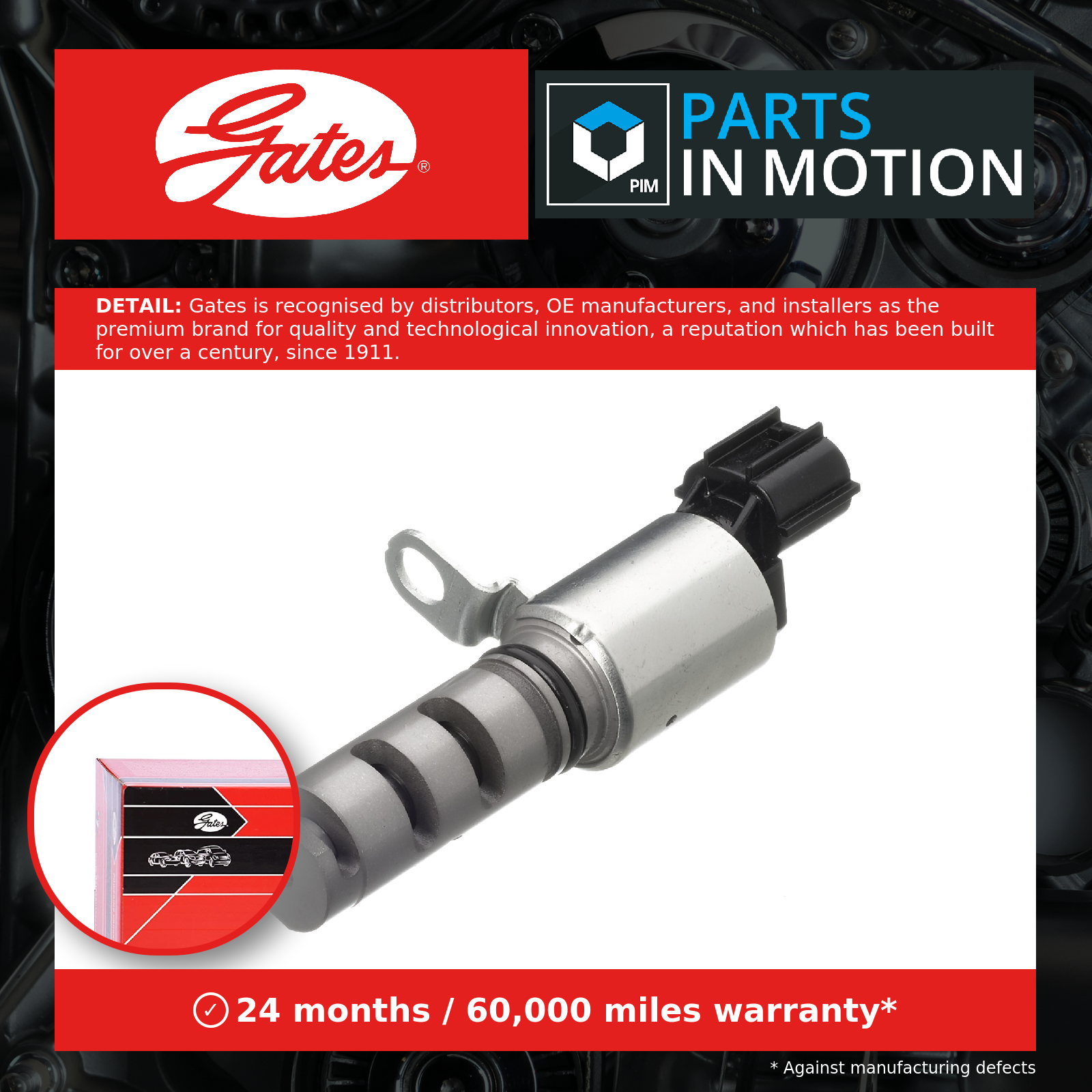 GATES CAMSHAFT CONTROL VALVE - VVS158 - Image 12
