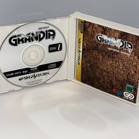 GRANDIA SEGA SATURN  w/ Spine Card Japanese  Retro Game
