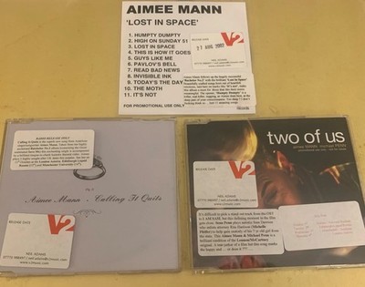 Aimee Mann Lost in Space Calling It Quits Two Of Us 3 CD Rare Promo The Beatles