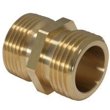 1-100 Pack - 34 Mht Garden Hose Threaded X 34 Mht Garden Hose Threaded