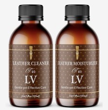 Leather Cleaner  Moisturizer Set for Louis Vuitton