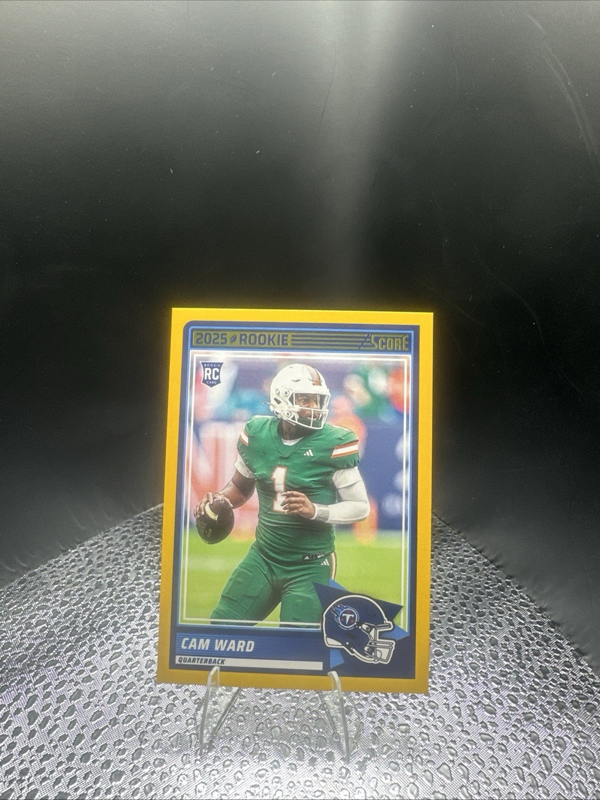 2025 Score - Rookies Cameron Ward #13 Gold (RC) Titans