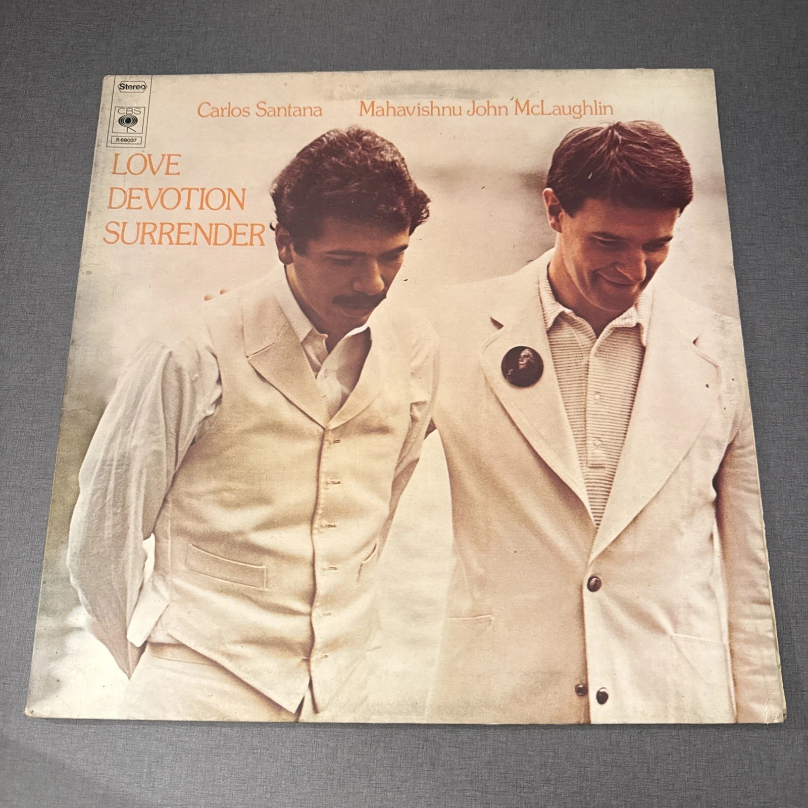 Vinyle 33 T 33 Tours Carlos Santana Mahavishnu John McLauglin Love Devotion