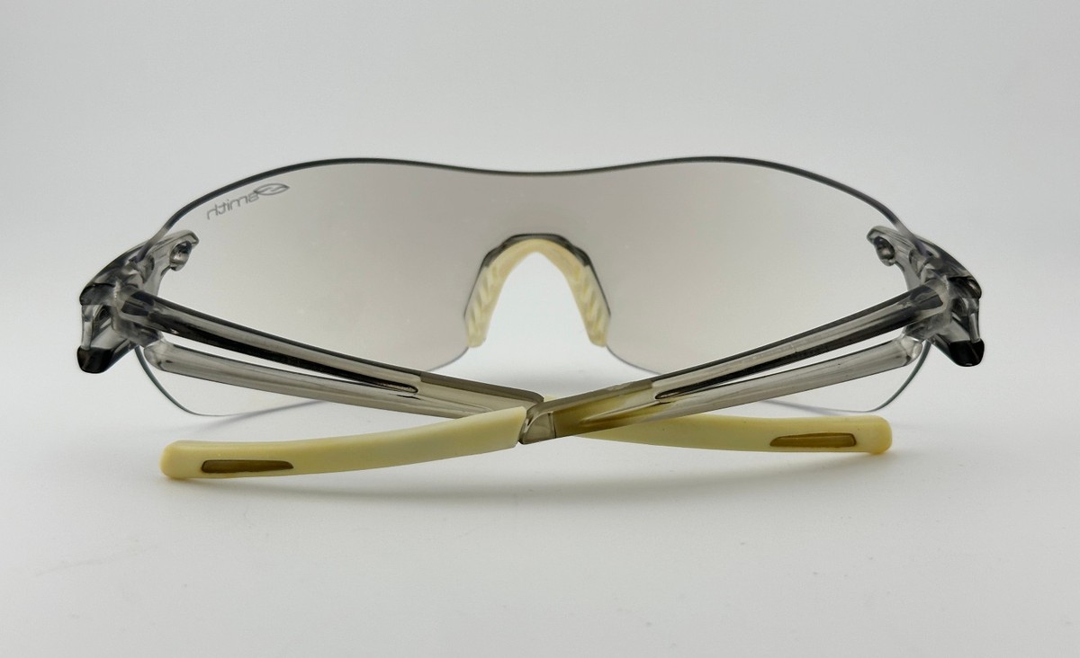 Smith Pivlock V90 TLT Shield Sunglasses Clear Smoke Frame, Smoke