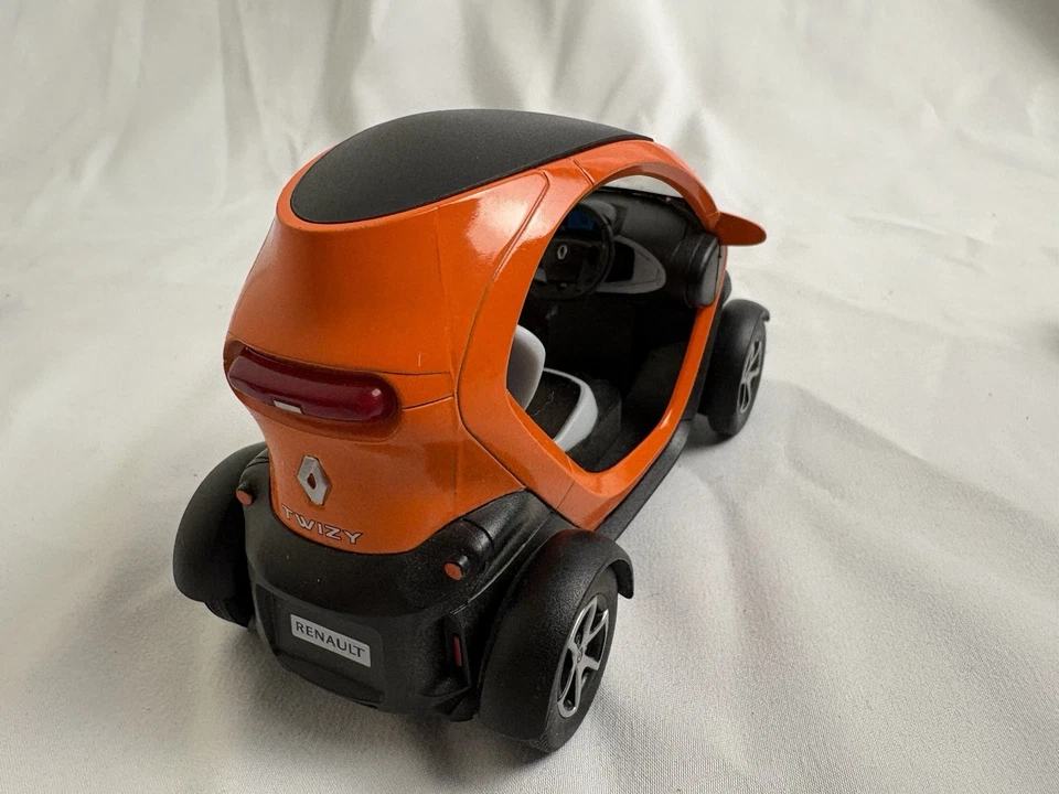KINSFUN RENAULT TWIZY 1:18 SCALE ORANGE NEW NO BOX USA FREE SHIP - Image 4 of 4