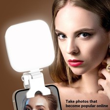Photography Lighting Tool 3 Color Adjustment 9000K Brightness Smartphone Clip On