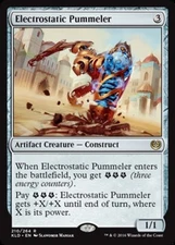 MTG Electrostatic Pummeler - Foil, Kaladesh, Heavily Played, English