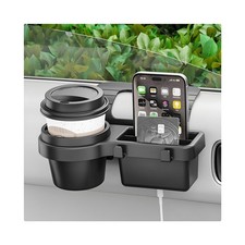 Car Window Storage Organizer Door Side Hanging Rack Cup Holder Phone Mount