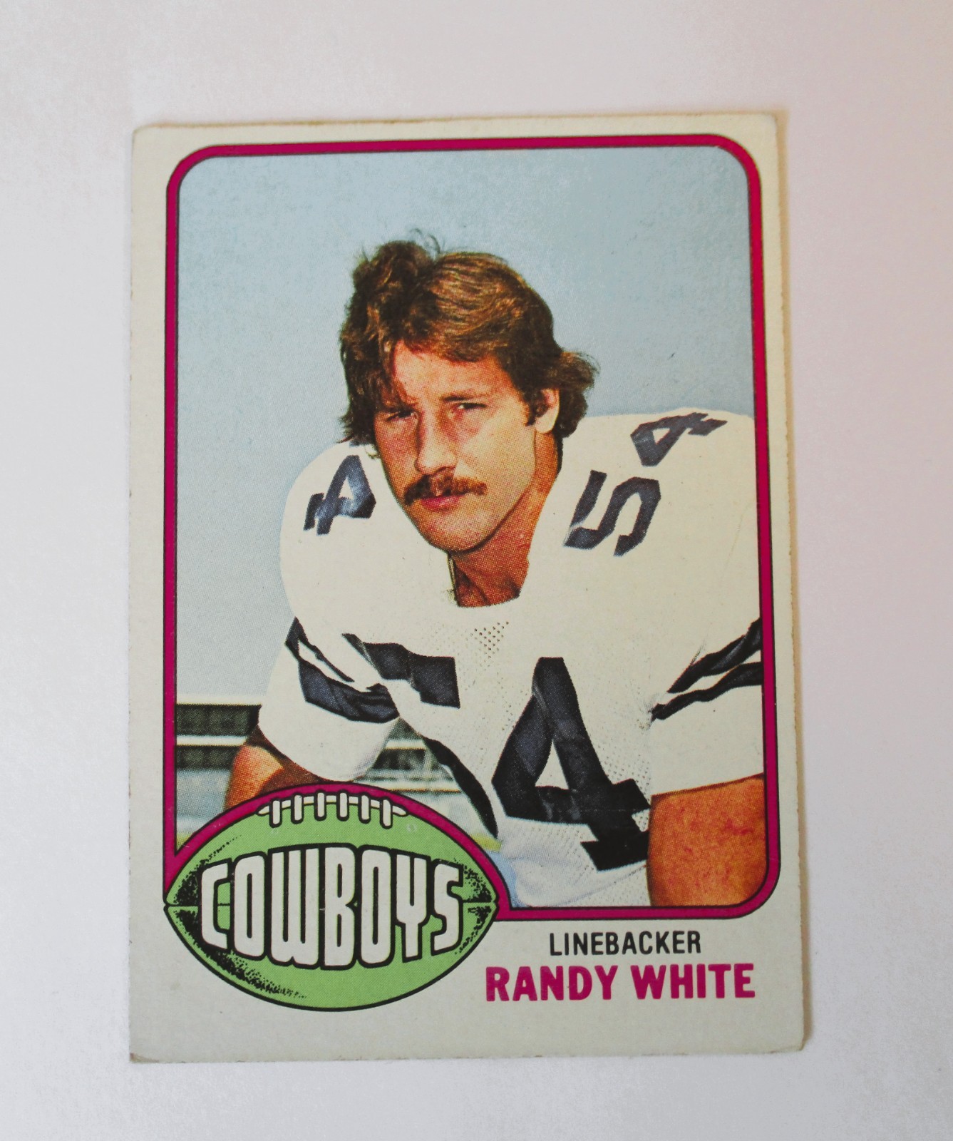 1976  Topps  RANDY WHITE  Rookie  #158  Dallas Cowboys  (HOF)