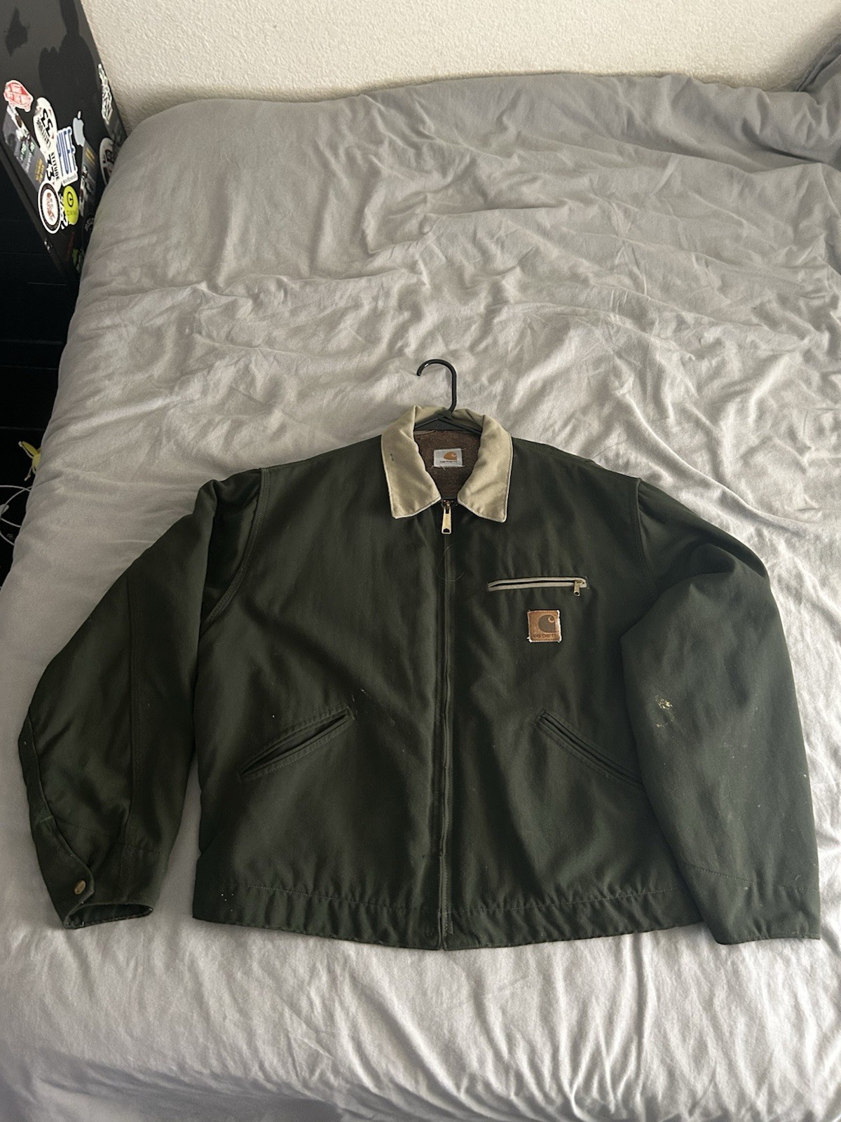 Carhartt Men's Jacket Green Large / Extra Large Blanket Lined