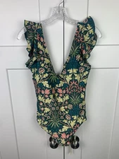 NWT Summersalt x Morris & Co. The Ruffle Backflip One Piece Swimsuit Floral 10