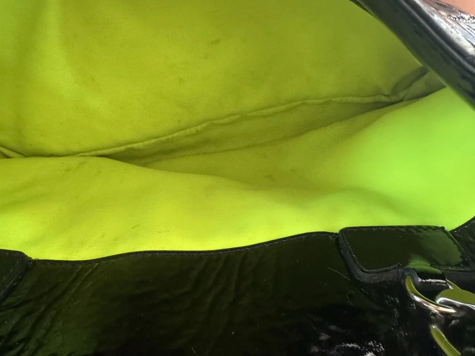 Chanel Patent Quilted Day Go Flap Bag Black - Image 4 of 4