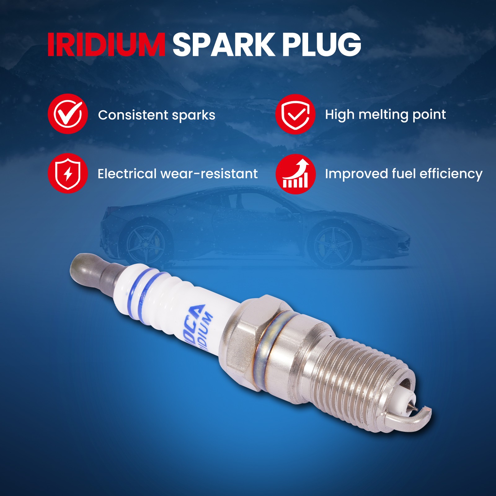 8x Ignition Coils Spark Plugs for 05-06 Ford GT 03-04 & 07-14 Ford Mustang