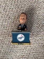 Vin Scully 2012 Announcer Desk Los Angeles Dodgers Bobblehead SGA