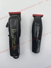 Wahl Cordless Barber Combo Black Magic Clip Clipper & Detailer Trimmer 3025397$$