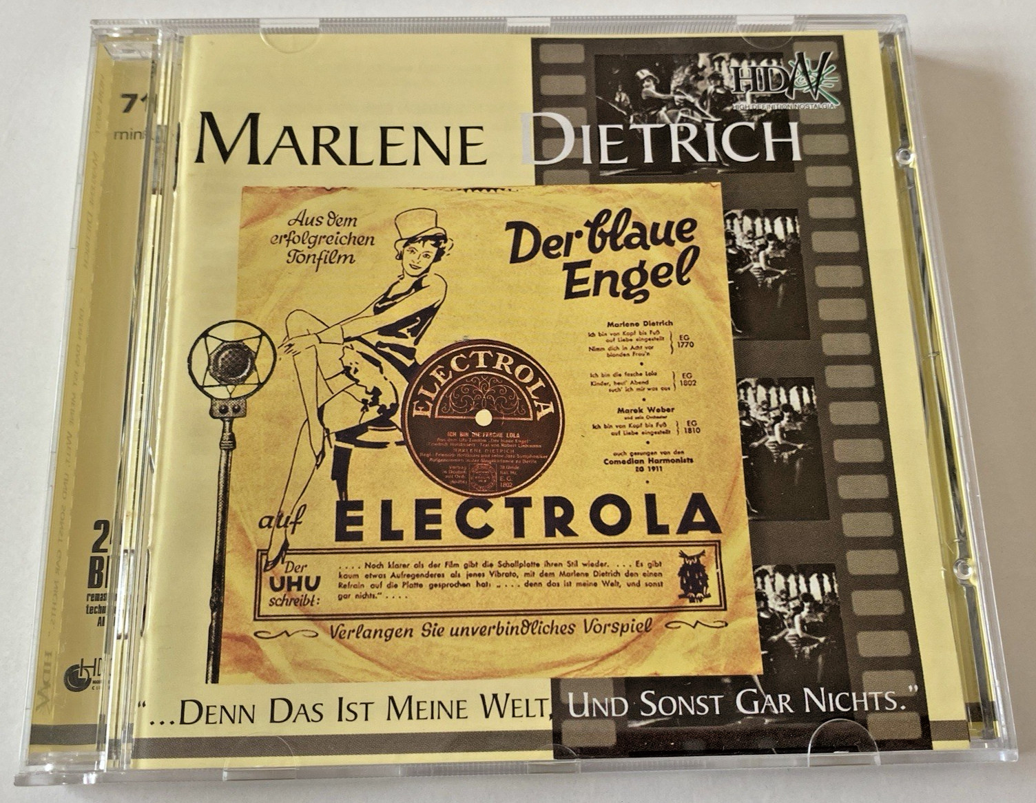 Marlene Dietrich – “...Denn Das Ist Meine Welt, Und Sonst Gar Nichts.” CD Album