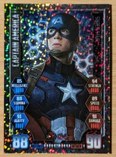 2021 Marvel Hero Attax Infinity Saga Super Star Foil Card SS2 Captain America