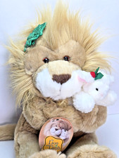 NOS Vintage 1994 THE LION AND THE LAMB stuffed plush 13" All Tags Commonwealth