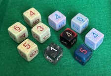 Chessex dice lot - D6 - Six-sided Dice 16mm