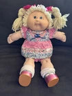 Vintage 1987 Coleco Cabbage Patch Kids Doll Lemon Braids Blue Eyes One Tooth KT