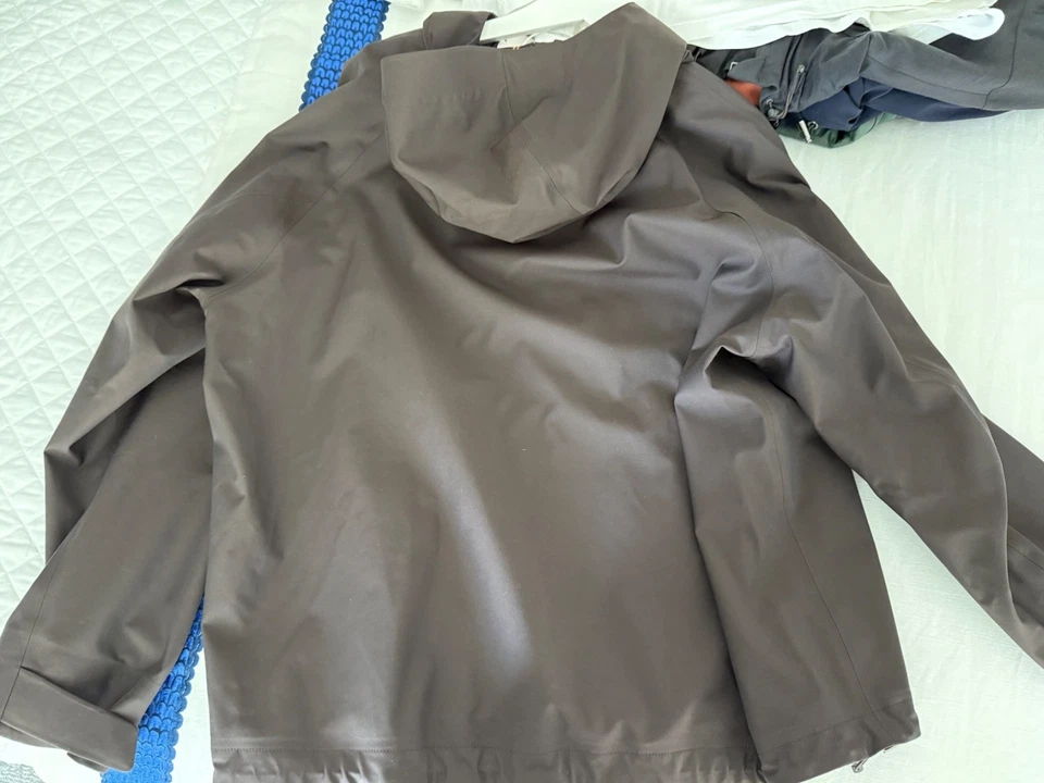 Loro Piana Acland Technowool Rain Jacket - NWT - Chocolate Brown - Image 3 of 4